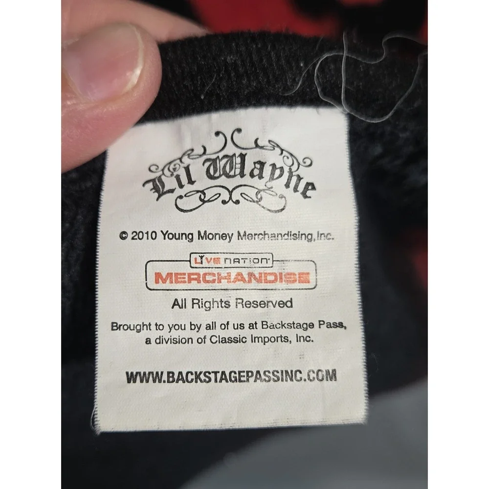 2010 Lil Wayne Fleece Blanket Young Money Concert Merchandise 48 x 60 Weezy